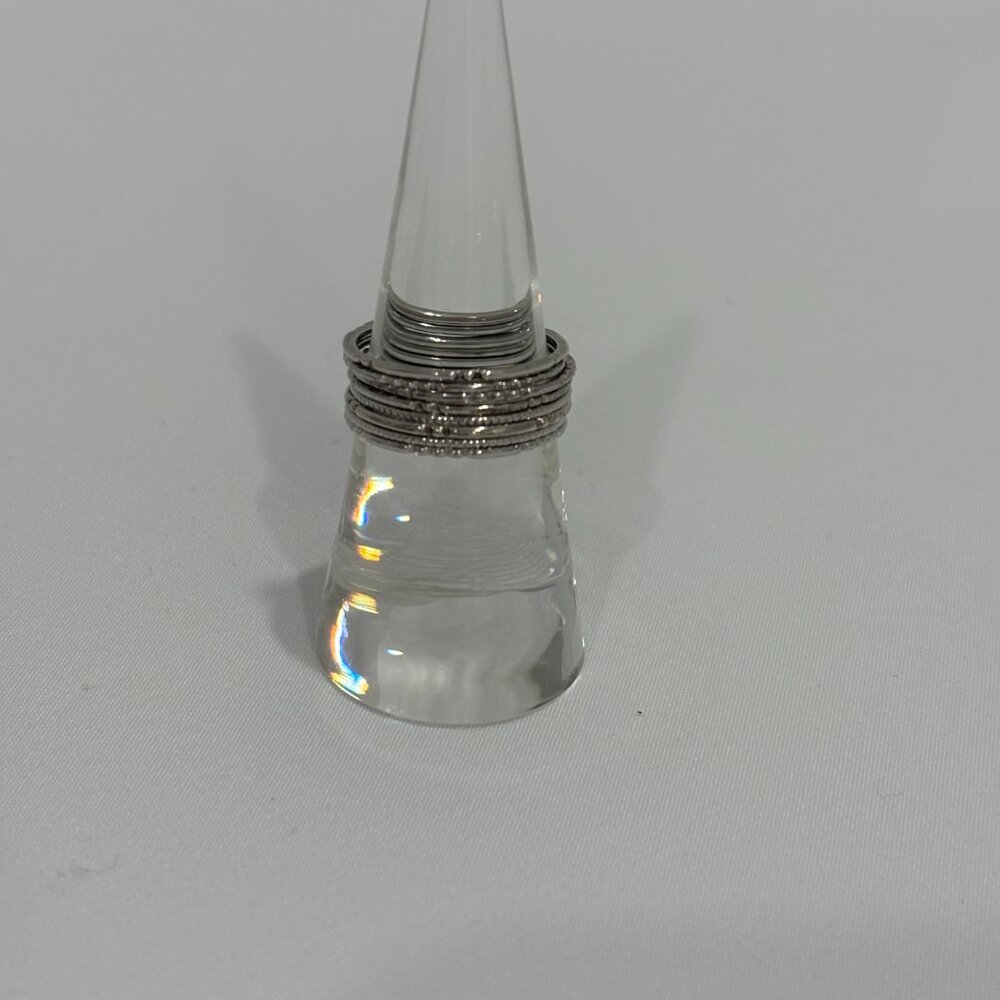 Silver Rings - size 7 - Picture 3 of 3